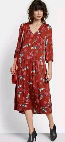 Hush liv red - red, floral