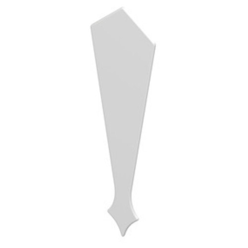 Finial fascia joint white upvc - white,