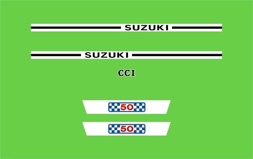 Suzuki ac50 1971 decal - suzuki,
