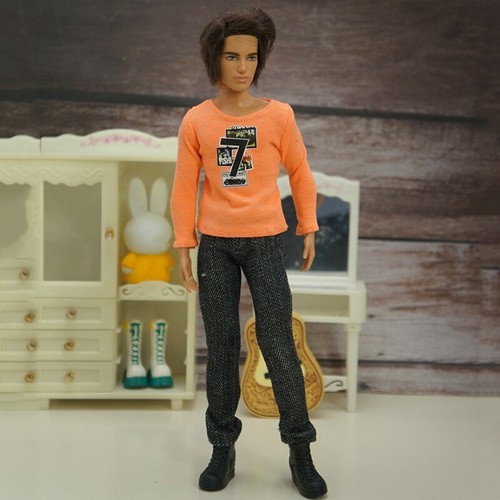 Orange doll clothes - orange, 1/6