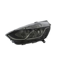 Renault Clio Headlight Mk4 Hatchback 2012-2016 Black Headlamp Passenger Side