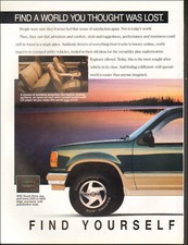 1992 Vintage ad Ford Explorer