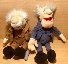 Disney Exclusive Muppets Show Statler & Waldorf Plush Soft Toys 11" approx.