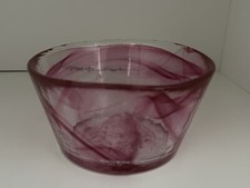 Art Glass Bowl Designed By Ulrica Hydman Vallien, Kosta Boda, Sweden,series Mine