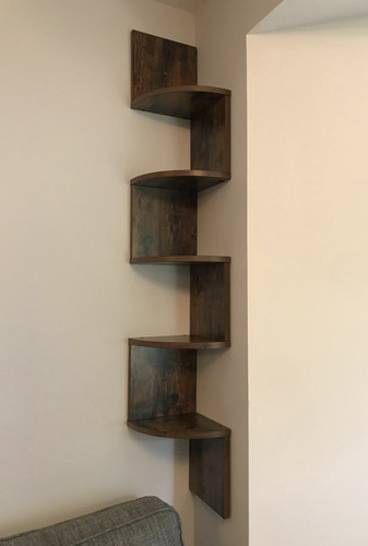 Rustic shelving unit wall - unit,