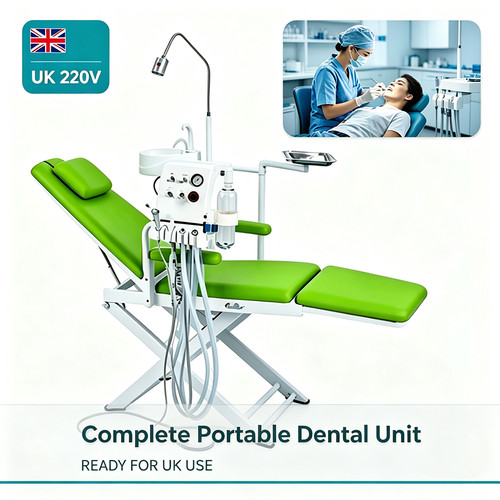 Portable folding dental - folding, unit