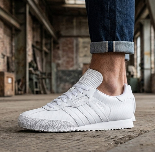 Mens adidas super samba white - super,