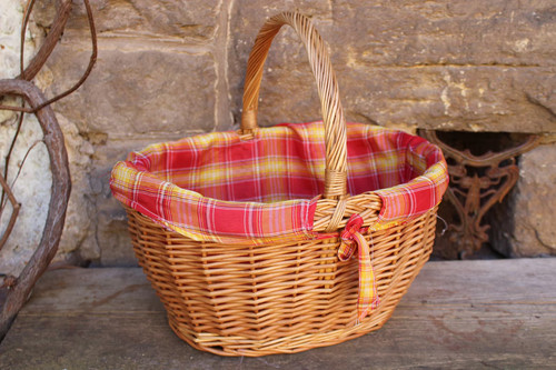 Shopping basket wicker - basket,