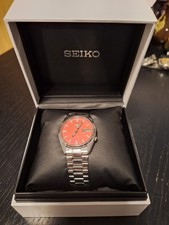 Seiko 5 Automatic Rare Vintage - Scarlet Red Dial Men's Vintage Watch Japan Made