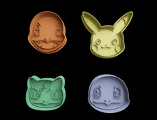 Pokemon cookie cutters +