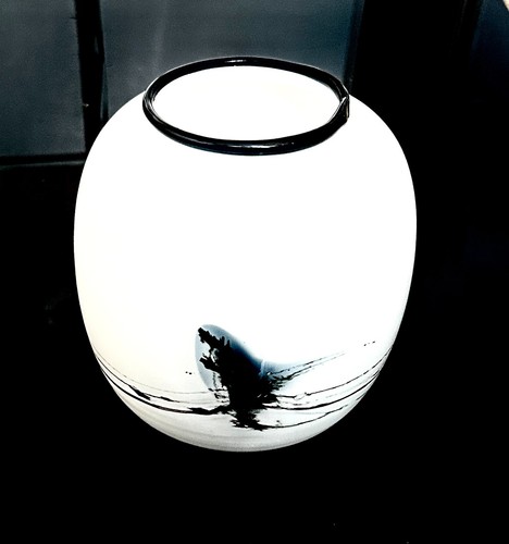 Vintage glass vase atlantis - vintage,