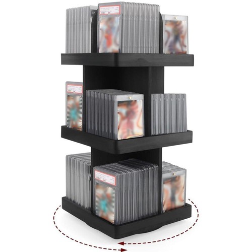 Rotating wooden trading card - wooden,