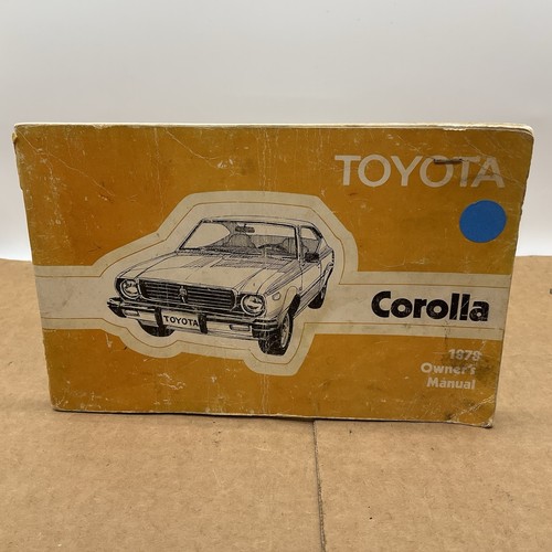 1978 toyota corolla owners - 1978,