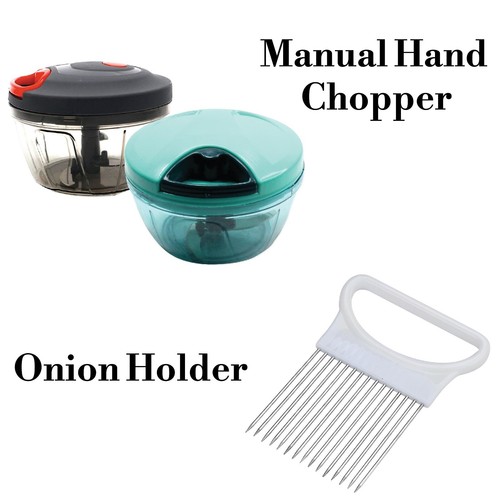 Manual food chopper pull - food,