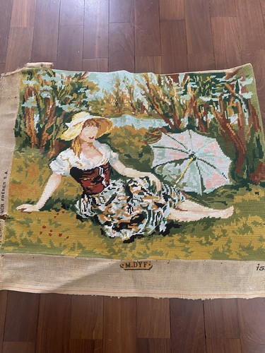 Completed french tapestry - french,