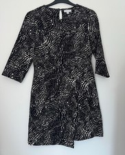 Warehouse Black Mix Quality Dress Size 12