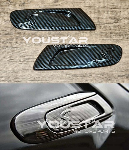 Carbon look side marker - x2,