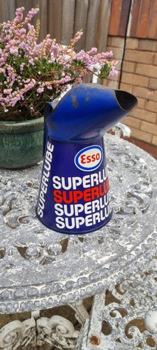 Esso superlube can jug vintage - can,