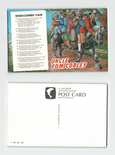 Postcard widecombe fair - postcard,