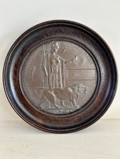 WW1 Death Plaque - ERIC BELL