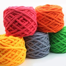 100G Skeins Thick Yarn Crochet Chenille Soft Milk Velvet Knitting Wool Hand NEW