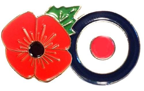 Mod raf enamel - enamel, badge