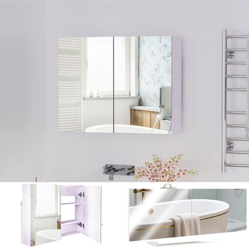 Wall mounted glass mirror - mounted,