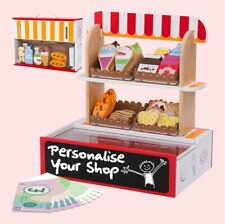 Wooden play shop. bee smart