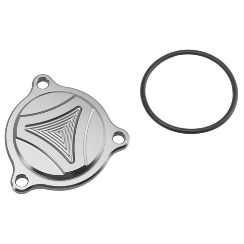 Engine oil filter cover gray - engine,