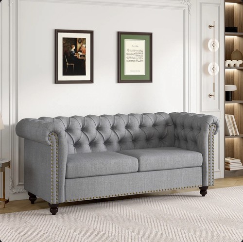 Large seater chesterfield - seater,
