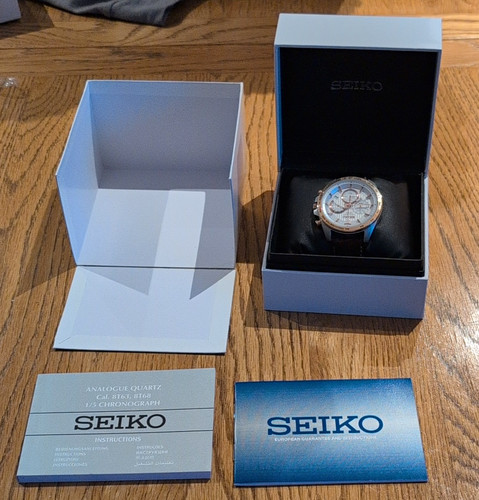 Seiko 8t63 quartz chronograph - quartz,