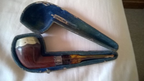Antique bulldog briar silver - antique,