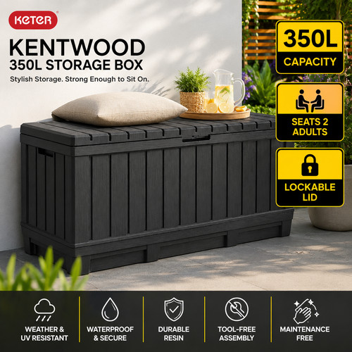 350l outdoor garden storage - 350l,