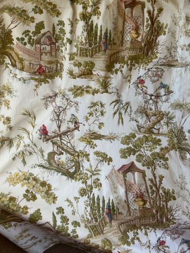 Pair vintage curtains handmade - pair,