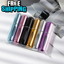 6Pcs Atomizer Refillable Perfume Atomiser Spray Bottle Aftershave Travel - 5ml