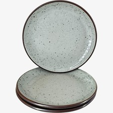 Purbeck Pottery Side Plates Set Of Three Speckled Stoneware Bournemouth