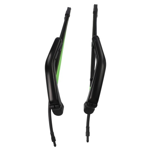 Headlight wiper set - black, for
