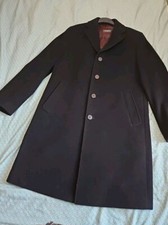 Bugatti Mens Black Overcoat