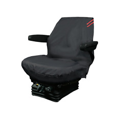 Auto Choice Heavy Duty Tractor Seat Cover - Red Detailing