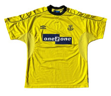 Vintage 90s Umbro Everton Away Jersey 1999/00 Large