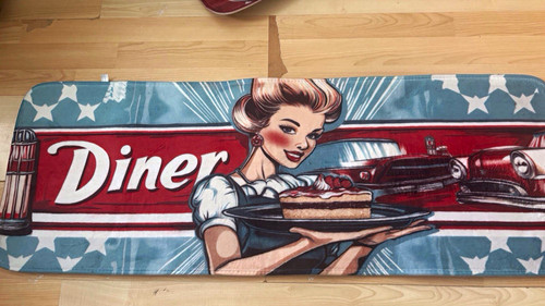 Retro 1950s american diner - american,