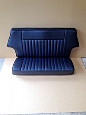 CLASSIC MINI REAR SEAT COVER BLACK / BLACK PIPING