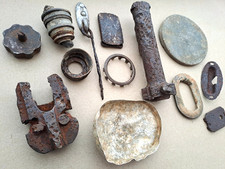 Art Decor Fragment Parts Finds from German Positions Battlefield Relic WW2