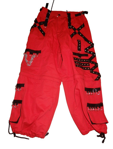 Dead threads wide - leg, red