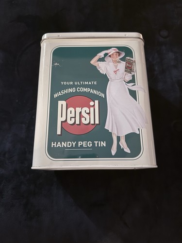 Persil handy peg tin - tin, vintage