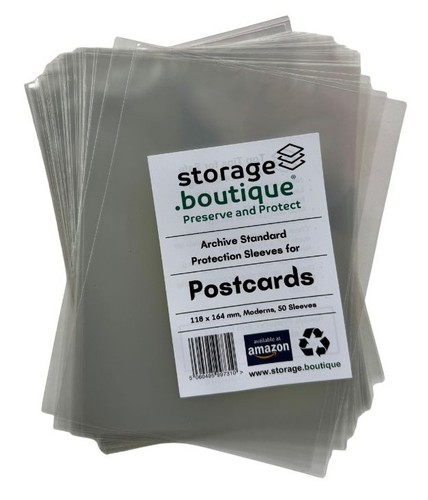 Postcard protection sleeves - postcard,