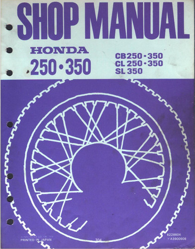 Service manual honda - 68-74,