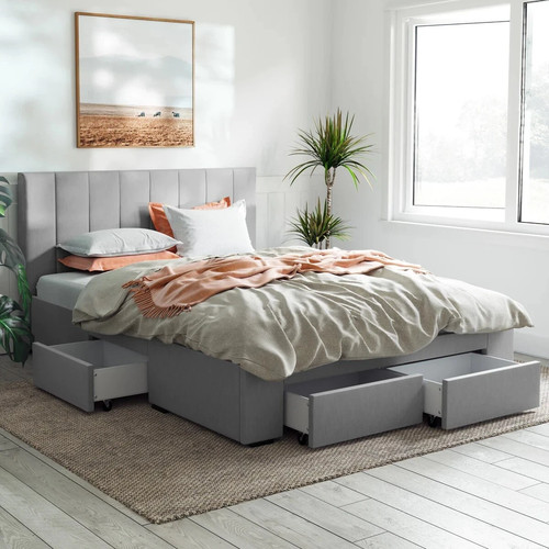 Grey storage drawer double - storage, &