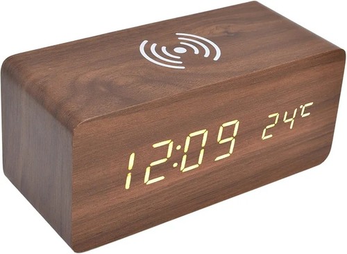 Modern wooden wood digital led - wooden,