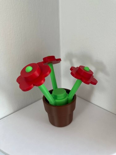 Brick style flower pot - brick,